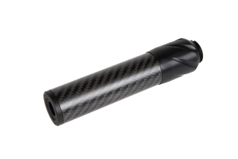 Silenciador de carbono DSL2 36x150mm - Negro