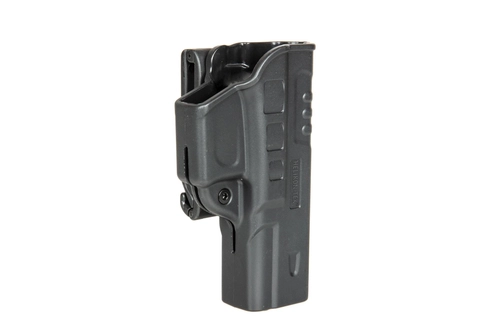 Funda Fast Draw con clip para cinturón para pistolas Glock 17 - negro