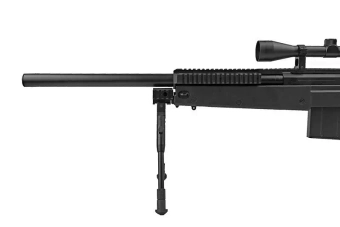 MB4406D sniper rifle replica with scope and bipod