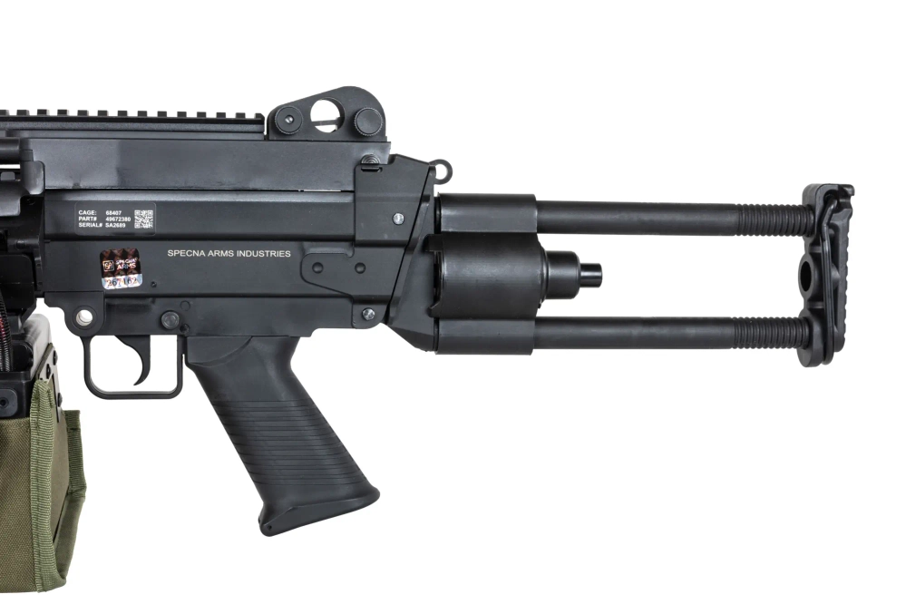 Karabin maszynowy ASG Specna Arms SA-F249 PARA FLEX GAT X-ASR Czarny (OUTLET)