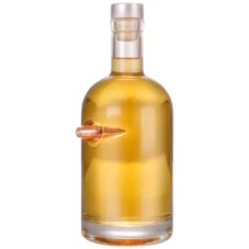 Carafe avec balle de calibre 50