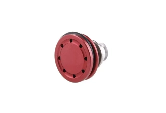 Aluminium piston head with bearing