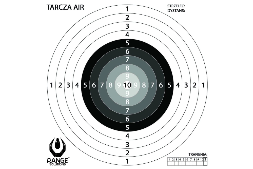 Tarcze strzeleckie AIR do wiatrówki - 100 szt.