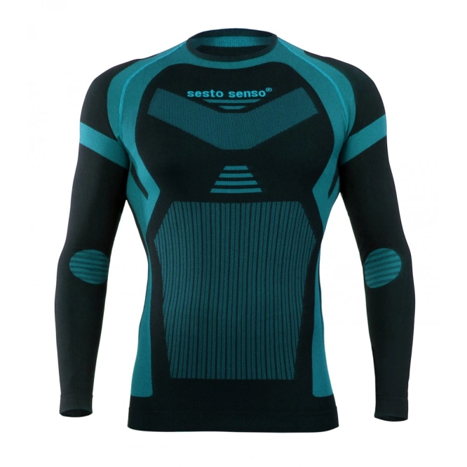 Sesto Senso Thermo Active CL16 termo tričko s dlouhým rukávem černo-modré