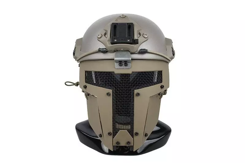 Protector facial SPT para cascoFAST - Marrón coyote