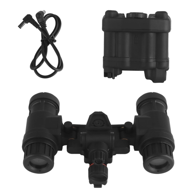 Atrapa de gafas de visión nocturna AN/PVS31 Wosport Negra