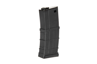 Polymère chargeur mid-cap LT 130 billes pour répliques M4/M16 - noir