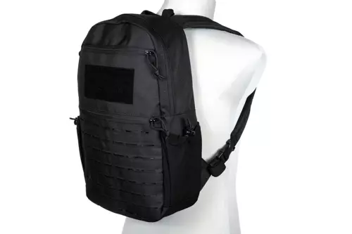 Sac à dos tactique léger à découpe laser - noir