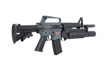 East Crane EC-704 Kestrel™ ETU ASG carbine with grenade launcher Grey