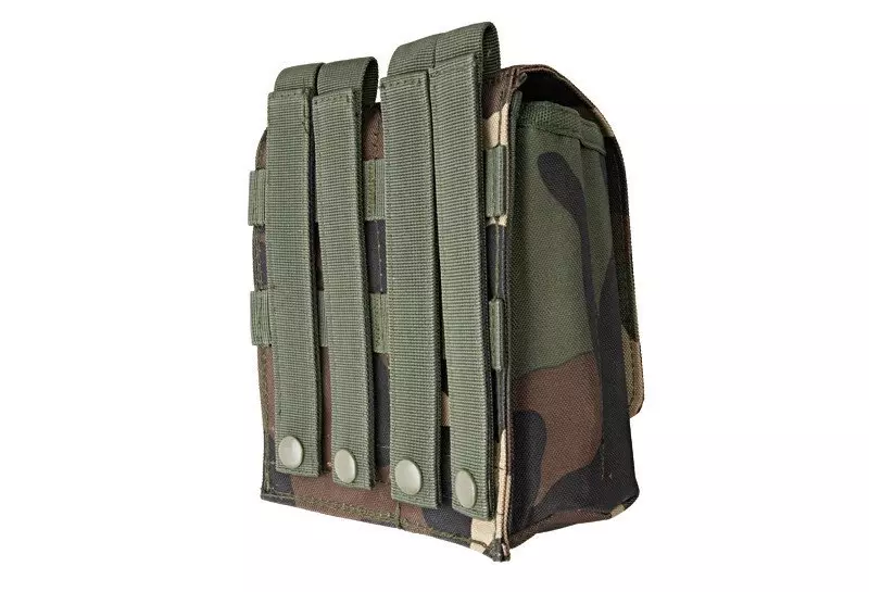 Pochette double pour chargeurs type AK - boisé