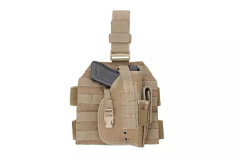 Leg panel with universal holster  - tan