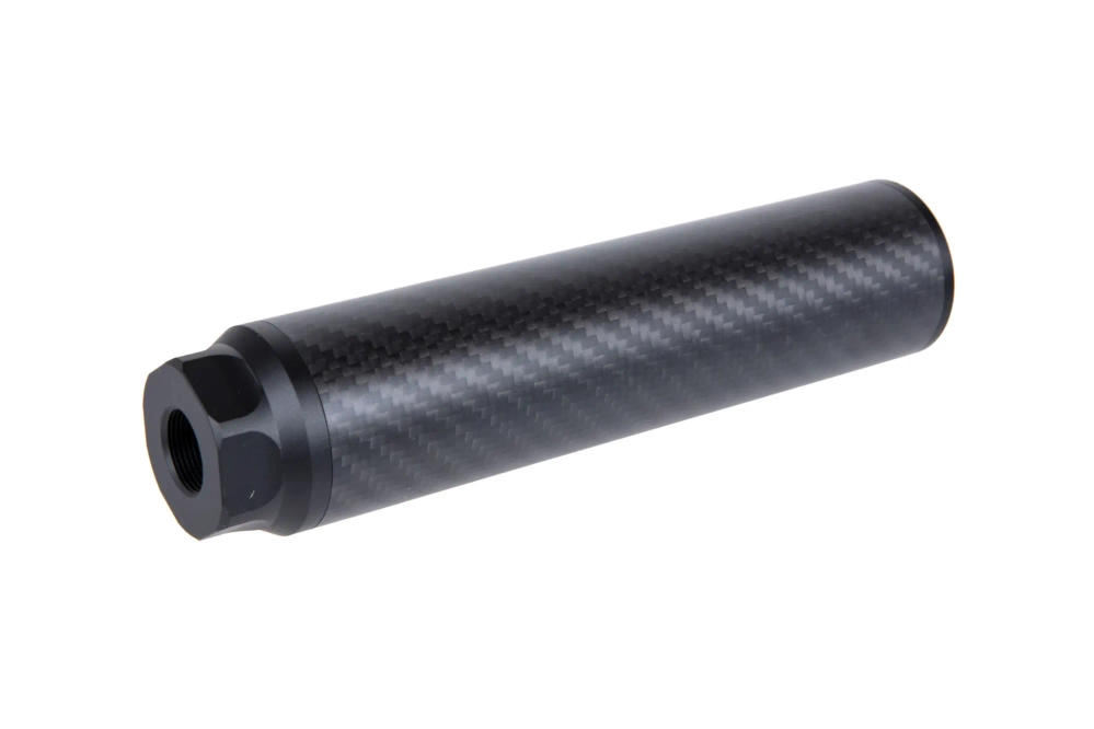 Silenciador de carbono Silverback Airsoft Medium 16mm CW