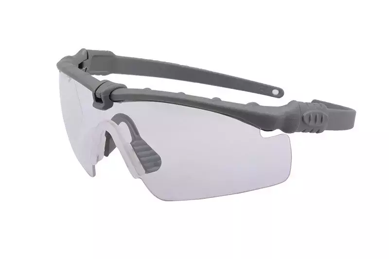 Lunettes tactiques - Gris / Transparent