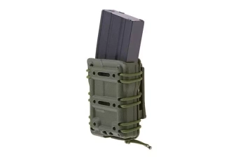 Pochette ouverte en V (B) pour chargeur 5,56 - vert olive
