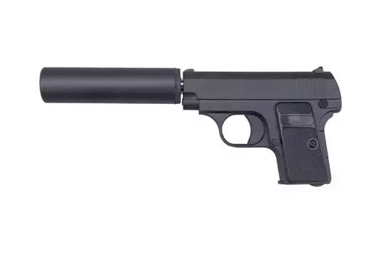 Pistola de airsoft G1A con silenciador