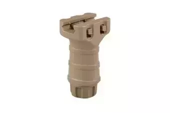Corto grip Tangodown tipo táctico en carril RIS - bronceado