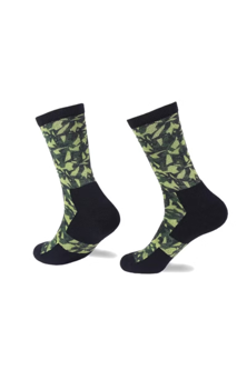 Na Giean BOULDER WAY MEDIUM CREW ponožky BWCM5002 HIGH SUMMER M (41-43) Black-Green