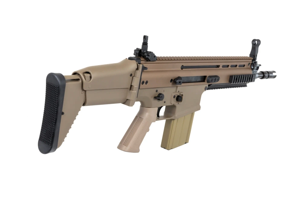 Cybergun x fusil de asalto FN HERSTAL SCAR-H CQC Tan airsoft