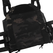 Chaleco Portaplacas Wosport VE-99 MC Negro