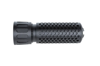 CQB 5KU replica QD sound suppressor kit with replica QD flame suppressor Black