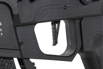 airsoft Specna Arms SA-FX01 FLEX™ HAL ETU samopal černý s oranžovým výmetným zařízením