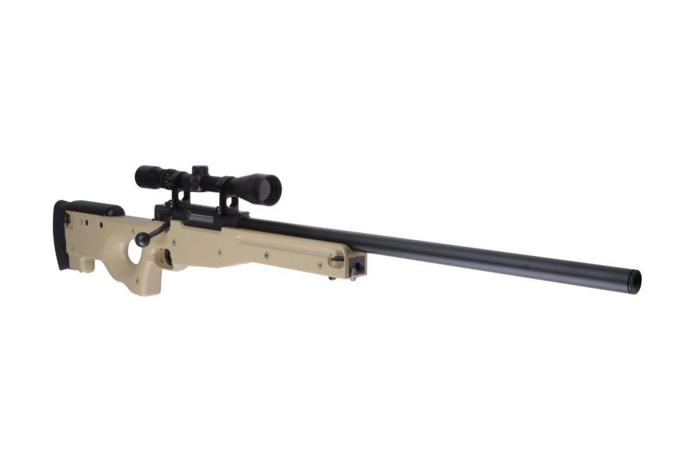 Fusil airsoft fusil de sniper MB01 avec lunette - tan