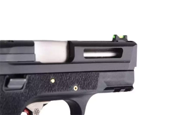 Pistola de airsoft 3.fuerza compacta de 8 MP - Negro