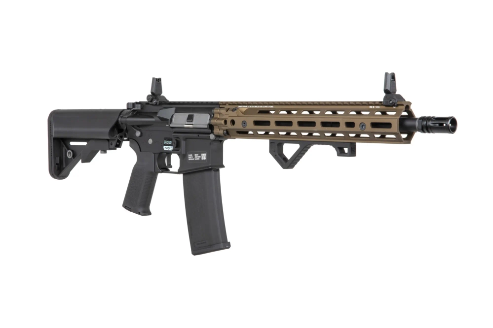 Airsoftová puška Specna Arms Daniel Defense® RIS III 12,5'' SA-P28 Prime™ Kestrel™ ETU s bezkomutátorovým motorem Chaos Bronze
