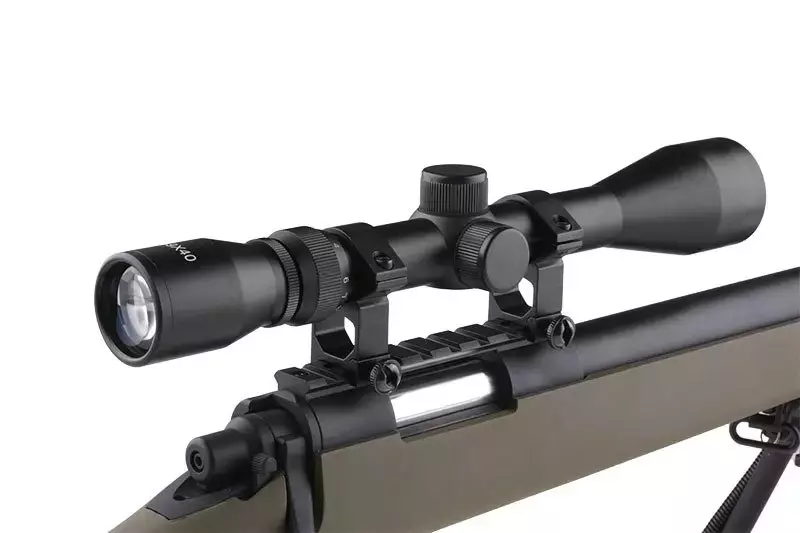 SW-10 Sniper Rifle Replica with scope and bipod (Upgraded) - tan