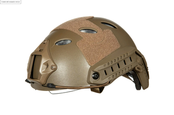 X-Shield PJ Helmet Replica With Goggles - Tan