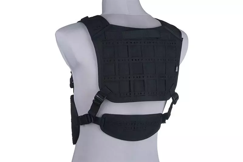 Dynamic Laser-Cut Tactical Vest - Black