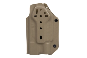 Kydex holster for Glock Primal Gear replicas Tan