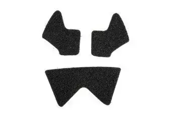 Set of Maritime MH Helmet Hook and Loop Fasteners - Black