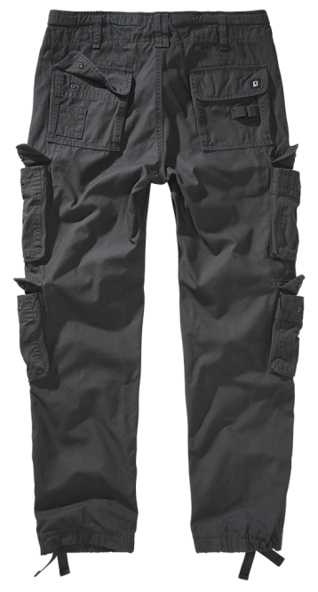 Brandit Pure Slim Fit Grey Trousers