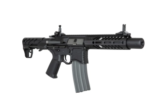 Seekins Precision 7" SBR8 karabijn replica met onderdrukker - Zwart