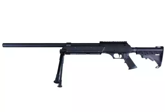 Airsoft sniper Well MB06B with bipod
