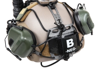 Kryt baterie NVG pro přilbu typu Wosport Bridge Lightweight MC Black