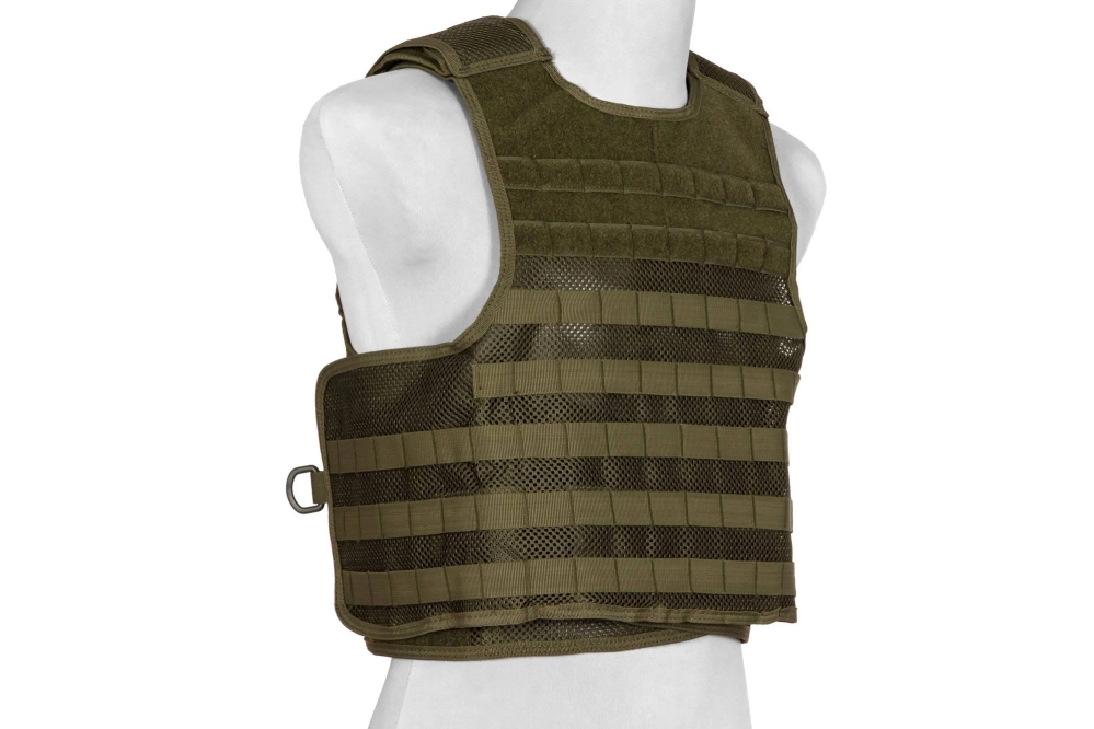 Lehká síťovina Plate carrier - olivová