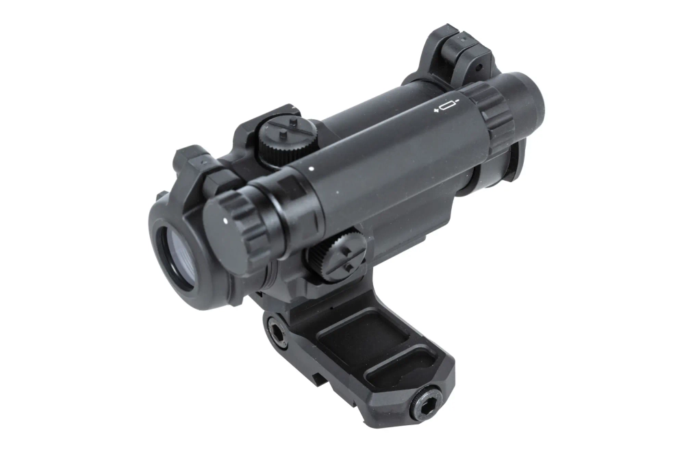 Kolimator JJ Airsoft M5 z regulowanym montażem Czarny