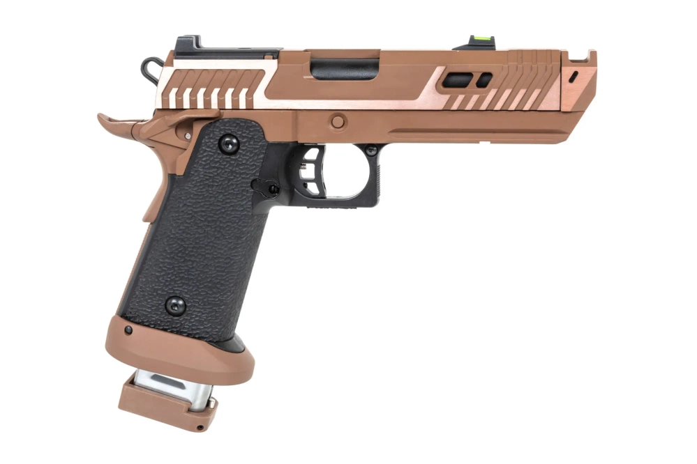 Pistolet airsoft SRC Sahara Viper DUAL POWER avec chargeur CO2 Flat Dark Earth