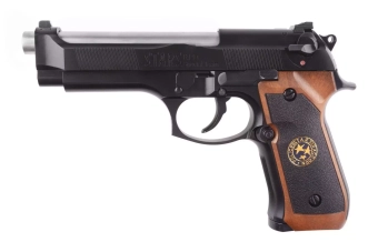 Samurai Edge Standard V.2 M9 Full Auto pistoolreplica - zwart