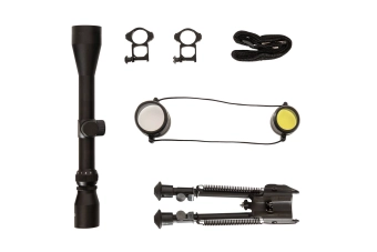 SW-10 Sniper Rifle Replica (with scope and bipod) - black