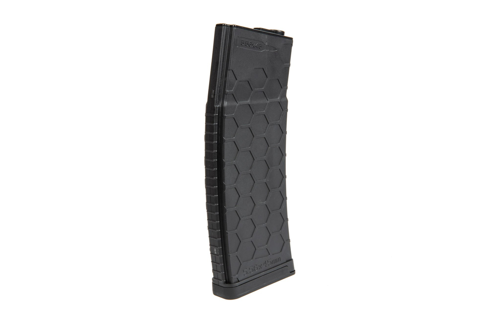 Largo Cargador mid-cap 150 balines para réplicas M4/M16 - negro