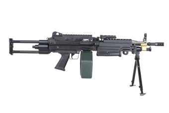 airsoft A&amp;K Cybergun M249 PARA machine gun Black