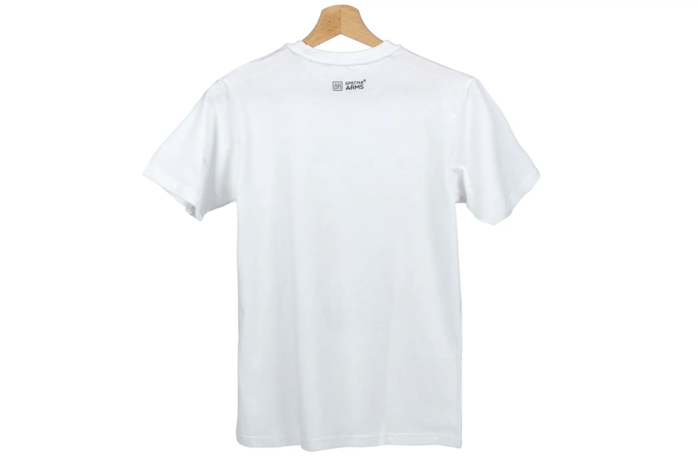 T-shirt GFC Tactical Skeleton Gunfire x Specna Arms blanc