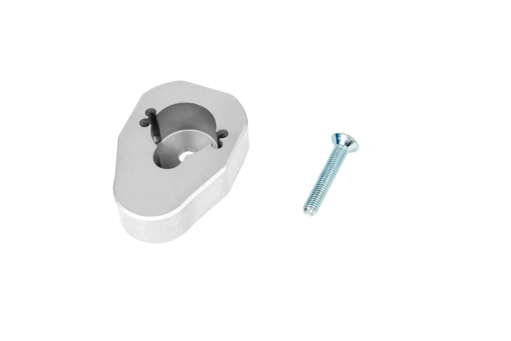 CNC steun voor M4/M16 AEG/HPA replica's - Zilver