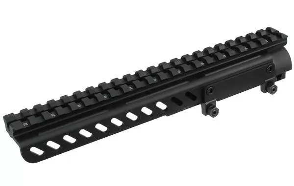 Kryt komory SKS s 22mm RIS lištou - černý