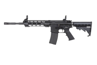 airsoft SRC DUAL POWER SR4 ZAROS GBB carbine with green gas magazine