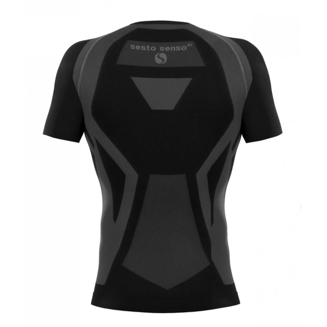 Sesto Senso Thermo Active CL15 korte mouwen T-shirt Grijs-Zwart
