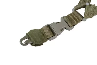 Jednobodové jistící lanko na pistoli Bungee - olivové